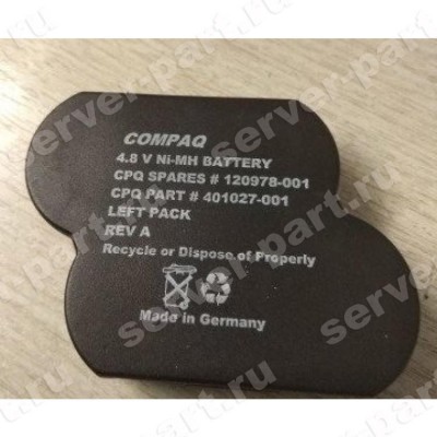Батарея резервного питания (BBU) HP RAID Smart Battery 4,8v 300mAh Left Pack For Smart Array 5300 5302 5304 5312 StorageWorks MSA 500 1000 1500 1510(401027-001) (ХПЕ) Батарея резервного питания (BBU) HP RAID Smart Battery 4,8v 300mAh Left Pack For Smart Array 5300 5302 5304 5312 StorageWorks MSA 500 1000 1500 1510(401027-001) (ХПЕ)