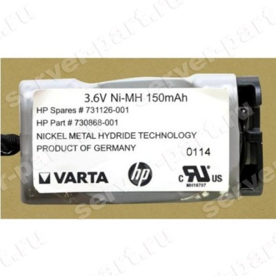Батарея резервного питания (BBU) HP Flash Backed Write Cache (FBWC) Capacitor Pack 3,6v 150mAh For Smart Array P430 P830 DL580 Gen8(731126-001) (ХПЕ) Батарея резервного питания (BBU) HP Flash Backed Write Cache (FBWC) Capacitor Pack 3,6v 150mAh For Smart Array P430 P830 DL580 Gen8(731126-001) (ХПЕ)