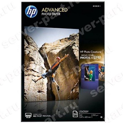 Фотобумага HP Advanced Glossy Photo Paper Глянцевая с Улучшенными Характеристиками 250г/м2 A3/297x420мм 20листов(Q8697A) (ХПЕ) Фотобумага HP Advanced Glossy Photo Paper Глянцевая с Улучшенными Характеристиками 250г/м2 A3/297x420мм 20листов(Q8697A) (ХПЕ)