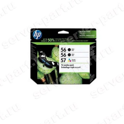 Картридж HP №56&№57 Combo-pack DJ(450CBi/5x50/5652/9650) PhSm(7x50/7x60) PSC(1x10/1215/1315/1350/2x10/2175) OJ(x110) 2x56 (2x19ml) 1x57 (1x17ml) Black&Colour(CC631FN) (ХПЕ) Картридж HP №56&№57 Combo-pack DJ(450CBi/5x50/5652/9650) PhSm(7x50/7x60) PSC(1x10/1215/1315/1350/2x10/2175) OJ(x110) 2x56 (2x19ml) 1x57 (1x17ml) Black&Colour(CC631FN) (ХПЕ)