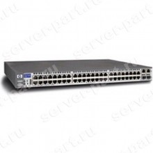 Коммутатор HP Ethernet 48port-10/100Mbps 2port-1000Base-T/SFP Layer3 UTP 19" 1U(ProCurve 2650)