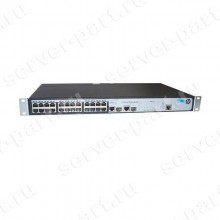 Коммутатор HP FlexNetwork Switch 24port-10/100Mbps 2port-1GBase 24RJ45 2RJ45/2SFP+ Layer 2 19" 1U(0235A0QQ)