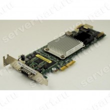 Контроллер SAS RAID HP (LSI Logic) MegaRAID SAS Intel IOP333 128Mb Int-1xSFF8087 (4xSAS/SATA) Ext-1xSFF8470 (4xSAS/SATA) RAID50 U300 LP PCI-E4x For xw4400 xw6400 xw8400 xw9400(435216-002)
