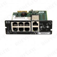 Плата Удаленного Управления HP UPS Management Module 10/100Мбит/сек 2xRJ45 6xRS-232 Web/SNMP For XR UPS R36000 R12000 R8000 R5500 R5500xr R3000 R3000xr R1500G2 R1500xr T2200xr T1500xr T1000xr(HSTNR-PB02)