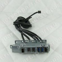 Лицевая Панель HP Front I/O Assembly 3USB 2Audio For Z220(688664-001)