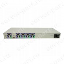 KVM Переключатель Compaq (Apex) OutLook 4хPC PS/2 Metal 19" 1U(400336-B31)