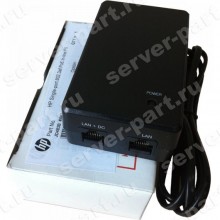 Блок Питания HP Single-Port 802.3af PoE In-Lone PS (I.T.E.) Input 100-250V 50/60Hz 0.5A Output +48V/0,4A 2xRJ45(PW180KA4800N03)