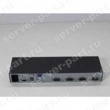 KVM Переключатель HP электронный 4хPC USB/PS2 19" 1U(PLX-0110)