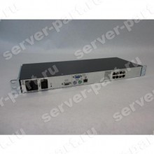 KVM Переключатель HP Server IP Console Switch Analog 0x1x8 8хPC USB/PS2 8xLAN 19" 1U(396630-001)