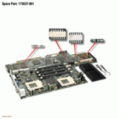 395566-001 HP ML350 G5 DC System Board (ХПЕ) 395566-001 HP ML350 G5 DC System Board (ХПЕ)