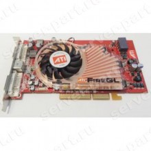 Видеокарта HP (ATI) FireGL ATI FireGL X800XT VPU 256Mb 256Bit GDDR3 DualDVI 3-pin miniDin Glasses AGP8x For Workstation c8000(404563-001)