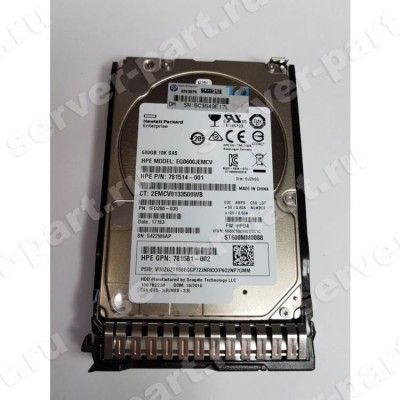 Жесткий Диск HP (Seagate) Enterprise Performance 10K HDD v8 ST600MM0088 600Gb (U1200/10000/128Mb) 512n 12G SAS 2,5" For Gen5 Gen6 Gen7 Gen8 Gen9 Gen10 MSA2052 MSA2050 MSA2042 MSA2040 MSA1050 MSA1040(EG0600JEMCV) (ХПЕ) Жесткий Диск HP (Seagate) Enterprise Performance 10K HDD v8 ST600MM0088 600Gb (U1200/10000/128Mb) 512n 12G SAS 2,5" For Gen5 Gen6 Gen7 Gen8 Gen9 Gen10 MSA2052 MSA2050 MSA2042 MSA2040 MSA1050 MSA1040(EG0600JEMCV) (ХПЕ)