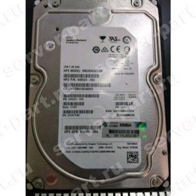 Жесткий Диск HP (Seagate) Enterprise Capacity 3.5 HDD v5 ST2000NM0045 2Tb (U1200/7200/128Mb) 512n 12G SAS 3,5" For Gen5 Gen6 Gen7 Gen8 Gen9 Gen10 D6020 D6000 Apollo Gen10 StoreVirtual 3000 3200(MB2000JVYZN) (ХПЕ) Жесткий Диск HP (Seagate) Enterprise Capacity 3.5 HDD v5 ST2000NM0045 2Tb (U1200/7200/128Mb) 512n 12G SAS 3,5" For Gen5 Gen6 Gen7 Gen8 Gen9 Gen10 D6020 D6000 Apollo Gen10 StoreVirtual 3000 3200(MB2000JVYZN) (ХПЕ)