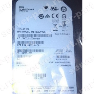 Жесткий Диск HP (Seagate) Enterprise Capacity 3.5 HDD v5 ST1000NM0045 1Tb (U1200/7200/128Mb) 512n 12G SAS 3,5" For Gen5 Gen6 Gen7 Gen8 Gen9 Gen10 D6020 D6000 Apollo Gen10(MB1000JVYZL) (ХПЕ) Жесткий Диск HP (Seagate) Enterprise Capacity 3.5 HDD v5 ST1000NM0045 1Tb (U1200/7200/128Mb) 512n 12G SAS 3,5" For Gen5 Gen6 Gen7 Gen8 Gen9 Gen10 D6020 D6000 Apollo Gen10(MB1000JVYZL) (ХПЕ)
