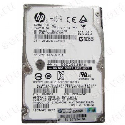 Жесткий Диск HP (Hitachi) Ultrastar C10K600 HUC106060CSS600 600Gb (U600/10000/64Mb) 6G SAS 2,5" For Gen4 Gen5 Gen6 Gen7 Integrity rx2800 i2 i4 rx6600 rx3600 rx2660(EG0600FBDBU) (ХПЕ) Жесткий Диск HP (Hitachi) Ultrastar C10K600 HUC106060CSS600 600Gb (U600/10000/64Mb) 6G SAS 2,5" For Gen4 Gen5 Gen6 Gen7 Integrity rx2800 i2 i4 rx6600 rx3600 rx2660(EG0600FBDBU) (ХПЕ)