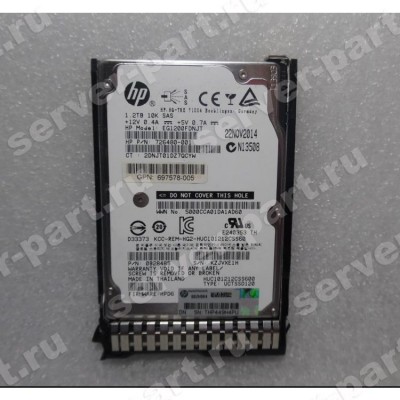 Жесткий Диск HP (Hitachi) Ultrastar C10K1200 HUC101212CSS600 1.2Tb (U600/10000/64Mb) DP 6G SAS 2,5" For Gen8 Gen9 Gen10(697578-005) (ХПЕ) Жесткий Диск HP (Hitachi) Ultrastar C10K1200 HUC101212CSS600 1.2Tb (U600/10000/64Mb) DP 6G SAS 2,5" For Gen8 Gen9 Gen10(697578-005) (ХПЕ)