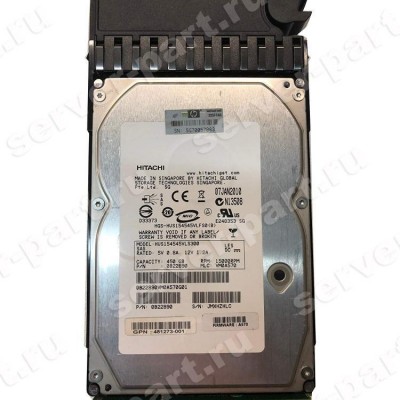 Жесткий Диск HP (Hitachi) Ultrastar 15K450 HUS154545VLS300 450Gb (U300/15000/64Mb) Dual Port SAS 3,5" For P2000 G2 MSA2000(480939-001) (ХПЕ) Жесткий Диск HP (Hitachi) Ultrastar 15K450 HUS154545VLS300 450Gb (U300/15000/64Mb) Dual Port SAS 3,5" For P2000 G2 MSA2000(480939-001) (ХПЕ)