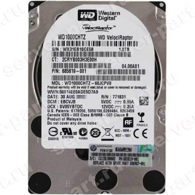 Жесткий Диск HP 1Tb (U600/10000) 6G SATAIII 2,5" For Workstations Z220 CMT Z220 SFF Z230 SFF Z230 Tower Z420 Z620 Z820(696967-001) (ХПЕ) Жесткий Диск HP 1Tb (U600/10000) 6G SATAIII 2,5" For Workstations Z220 CMT Z220 SFF Z230 SFF Z230 Tower Z420 Z620 Z820(696967-001) (ХПЕ)