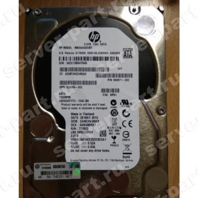 Жесткий Диск HP (Seagate) Constellation ES.2 ST33000650NS 3Tb (U600/7200/64Mb) 512n 6G SATAIII For Gen8 Gen9 Gen10(628182-001) (ХПЕ) Жесткий Диск HP (Seagate) Constellation ES.2 ST33000650NS 3Tb (U600/7200/64Mb) 512n 6G SATAIII For Gen8 Gen9 Gen10(628182-001) (ХПЕ)