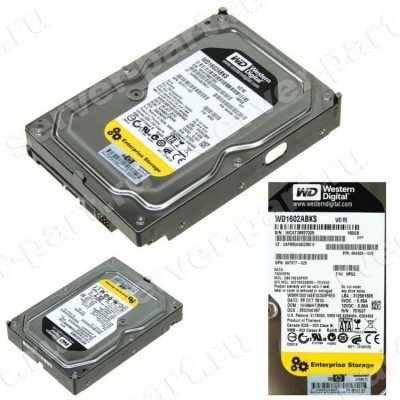 Жесткий Диск HP (Western Digital) RE2 WD1602ABKS-70N8A0 160Gb (U300/7200/16Mb) NCQ SATAII For Gen5 Gen5p Gen6 Gen7(GB0160EAPRR) (ХПЕ) Жесткий Диск HP (Western Digital) RE2 WD1602ABKS-70N8A0 160Gb (U300/7200/16Mb) NCQ SATAII For Gen5 Gen5p Gen6 Gen7(GB0160EAPRR) (ХПЕ)