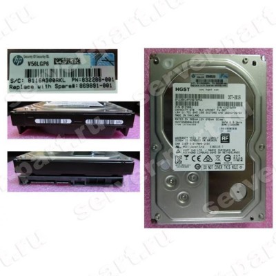 Жесткий Диск HP (HGST) Ultrastar 7K6000 HUS726060ALE614 6Tb (U600/7200/128Mb) AF Secure Erase 512e 6G SATAIII 3,5" For Cloudline CL2100 G3 407S CL2200 Gen10 CL2200 G3 1211R CL3100 G3(869891-001) (ХПЕ) Жесткий Диск HP (HGST) Ultrastar 7K6000 HUS726060ALE614 6Tb (U600/7200/128Mb) AF Secure Erase 512e 6G SATAIII 3,5" For Cloudline CL2100 G3 407S CL2200 Gen10 CL2200 G3 1211R CL3100 G3(869891-001) (ХПЕ)