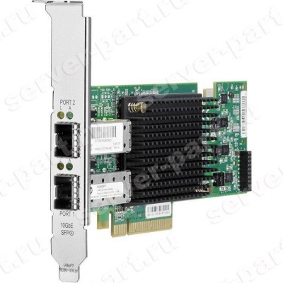 Сетевой Адаптер HP (Emulex) Dual Port 10GbE Server Adapter 2xSFP+ 2x10Гбит/сек Fibre Channel HBA LP PCI-E8x(OCE11102) (ХПЕ) Сетевой Адаптер HP (Emulex) Dual Port 10GbE Server Adapter 2xSFP+ 2x10Гбит/сек Fibre Channel HBA LP PCI-E8x(OCE11102) (ХПЕ)