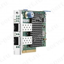 Сетевой Адаптер HP Dual Port 10Gb Ethernet Adapter 2x10Гбит/сек PCI-E8x For DL120 Gen9 DL160 Gen9 DL180 Gen9 DL360 Gen9 DL380 Gen9 DL560 Gen9 DL580 Gen9(560FLR-SFP+)