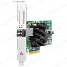 Сетевой Адаптер HP StorageWorks FCA 81E (Emulex) 8Гбит/сек Single Port 1xSFP+ Fibre Channel HBA LP PCI-E8x 2.0(697889-001)