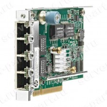 Сетевая Карта HP PCI Express Quad Port Gigabit Server Adapter FlexibleLOM 4x1Гбит/сек 4xRJ45 LP PCI-E8x 2.0 For Gen8(331FLR)