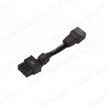 Переходник HP Power Supply Adapter 6Pin to 8Pin For Z420 Z440 Z620 Z640 Z820 Z840(683867-001)