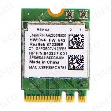 Модуль WiFi HP (Realtek) 8723BE 802.11b/g/n 150MBit/s miniPCI-E For All-In-One 20 22 24 Series(843337-001)