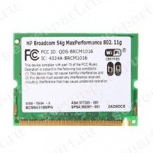 Модуль WiFi HP (Broadcom) 802.11b/g 54Mbit/s miniPCI(377325-001)